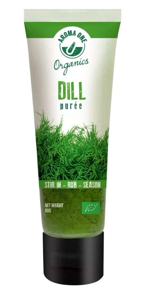 dill purée in a tube aroma one