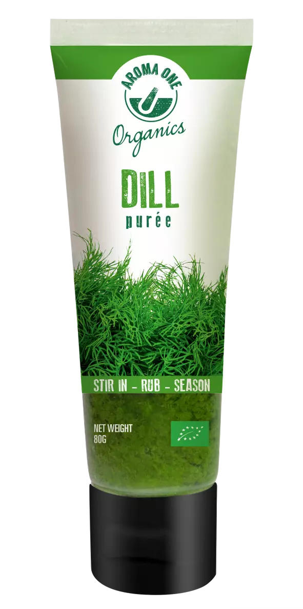 dill purée in a tube aroma one