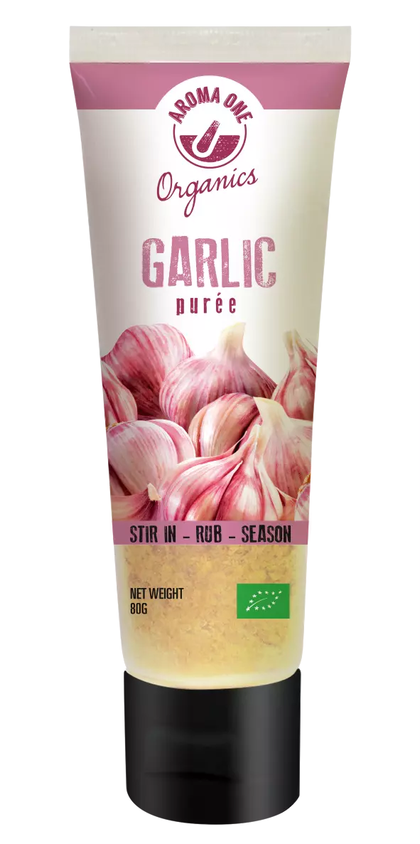 purée garlic in a tube aroma one