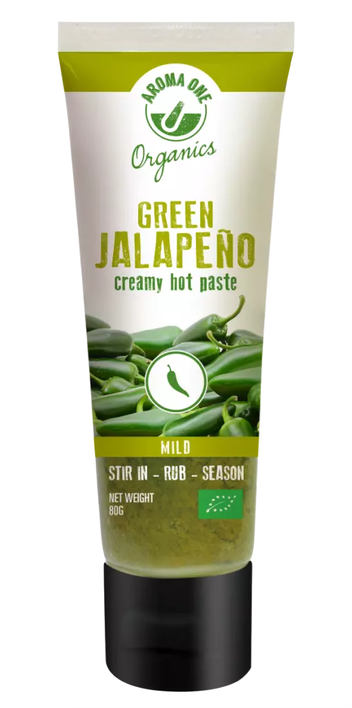 green jalapeno in a tube aroma one
