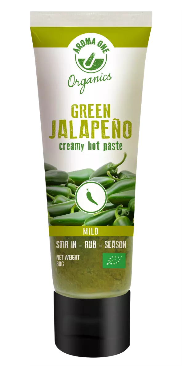 green jalapeno in a tube aroma one