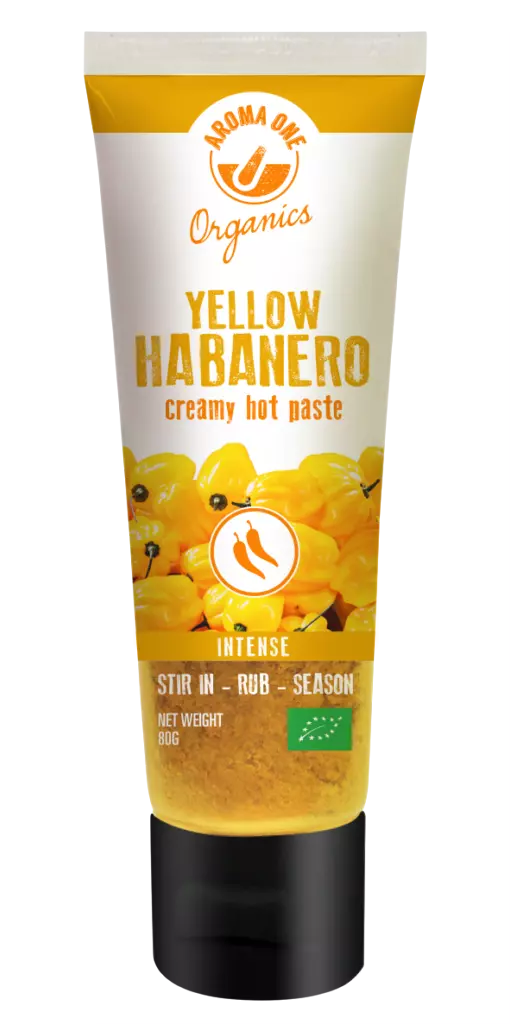 yellow habanero in a tube aroma one