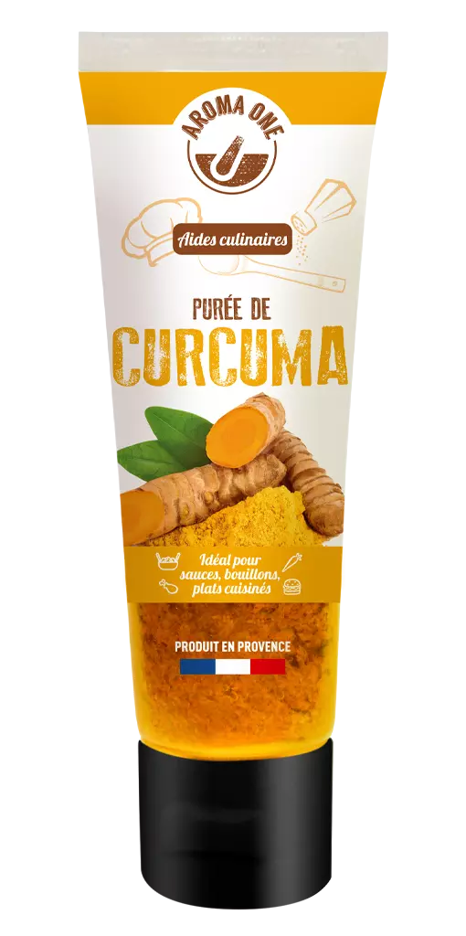 purée de curcuma en tube aroma one