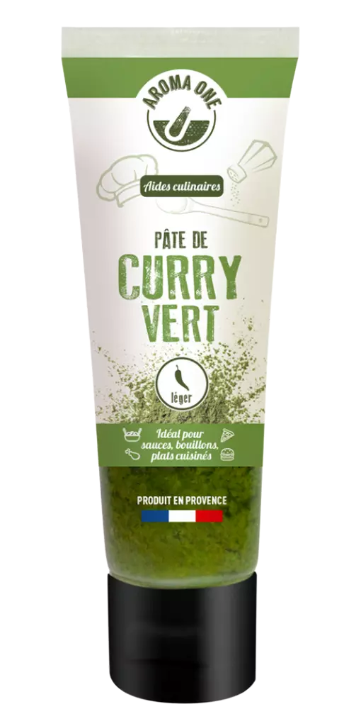pate de curry vert en tube aroma one